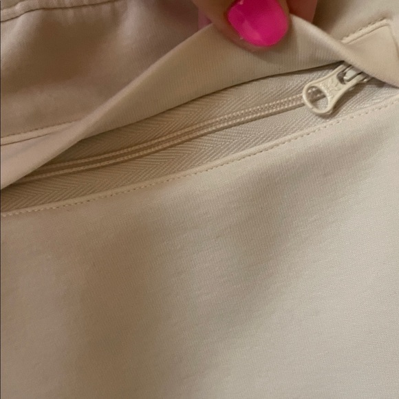 Adidas Women's Cream Athletic Shorts - Picture 4 of 5